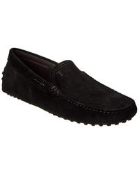 Tod's - Suede Gommini Driver Moccasins - Lyst