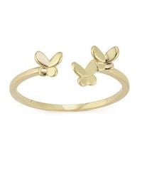 Ember Fine Jewelry - 14k Triple Butterfly Ring - Lyst