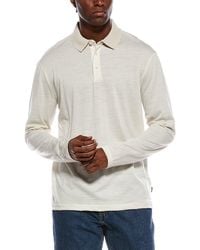 BOSS - Wool Polo Shirt - Lyst