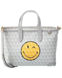 Anya Hindmarch - I Am A Plastic Bag Canvas & Leather Tote - Lyst