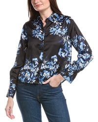 1.STATE - Button-Down Blouse - Lyst