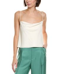 LAPOINTE - Pebble Crepe Cami Shirt - Lyst