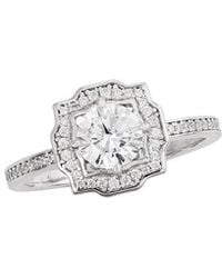 Savvy Cie - Cz Solitaire Ring - Lyst