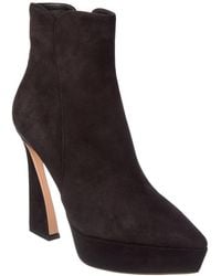 Gianvito Rossi - Vertigo 85 Suede Platform Boot - Lyst