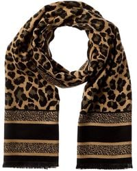 Saachi - Reversible Leopard Pattern Scarf - Lyst