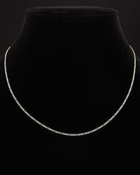 Italian Gold - 14k Figaro Link Chain Necklace - Lyst
