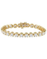Lab Grown Diamonds - 14K 11.50 Ct. Tw. Lab-Grown Diamond Tennis Bracelet - Lyst