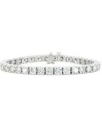 Lab Grown Diamonds - 14K 10.00 Ct. Tw. Lab-Grown Diamond Tennis Bracelet - Lyst