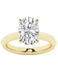 Lab Grown Diamonds - 14K 3.00 Ct. Tw. Lab-Grown Diamond Solitaire Engagement Ring - Lyst