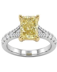 Lab Grown Diamonds - 14K 4.00 Ct. Tw. Lab-Grown Diamond Engagement Ring - Lyst