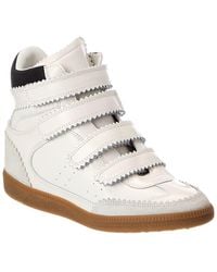 Isabel Marant - Bilsy Leather & Suede Sneaker - Lyst