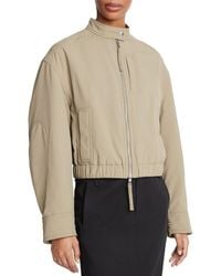 Vince - Cropped Bomber Jacket - Lyst