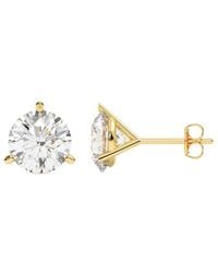 Lab Grown Diamonds - 14K 5.00 Ct. Tw. Lab-Grown Diamond Earrings - Lyst