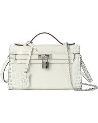 Tiffany & Fred Paris - Croco-Embossed Top-Handle Crossbody - Lyst