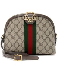 Gucci - Gg Supreme Canvas & Leather Ophidia Dome Small Shoulder Bag (Authentic Pre-Owned) - Lyst