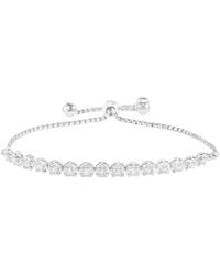 Effy Fine Jewelry - 14K 1.03 Ct. Tw. Diamond Bolo Bracelet - Lyst