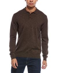 Brodie Cashmere - Wool & Cashmere-Blend Trophy Neck Sweater - Lyst