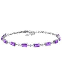 Rina Limor - 2.93 Ct. Tw. Amethyst-Africa, Topaz Station Bracelet - Lyst