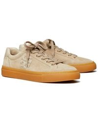 Tory Burch - Color Block Sneaker Suede Sneaker - Lyst