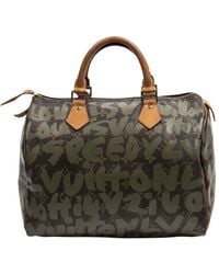 Louis Vuitton - Limited Edition Stephen Sprouse Monogram Graffiti Canvas Speedy 30 (Authentic Pre-Owned) - Lyst