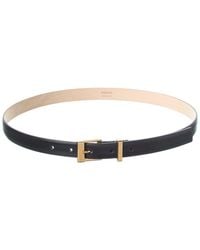 KHAITE - Manhattan Leather Belt - Lyst