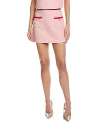 Amanda Uprichard - Windsor Mini Skirt - Lyst