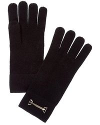 Bruno Magli - Horsebit Knit Cashmere Gloves - Lyst