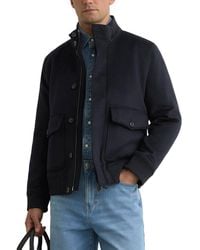 Reiss - Hadley Short Wool-Blend Bomber Jacket - Lyst