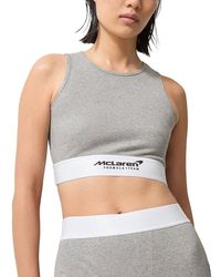 Reiss - Cloud Ribbed Cropped Vest - Lyst