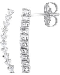 Rina Limor - 14k 0.46 Ct. Tw. Diamond Linear Drop Earrings - Lyst