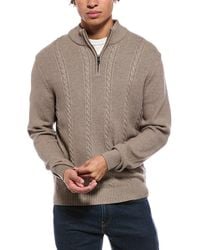 Point Zero - Semi Fit 1/4-Zip Mock Neck Sweater - Lyst