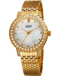 Burgi - Burgi Brass Watch - Lyst