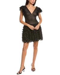 Tadashi Shoji - Minx Flower Embellished Mini Dress - Lyst