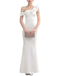 LOEY - Solid Off The Shoulder Maxi Dress - Lyst