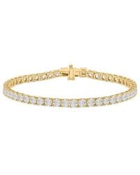 Lab Grown Diamonds - 14K 5.00 Ct. Tw. Lab-Grown Diamond Tennis Bracelet - Lyst