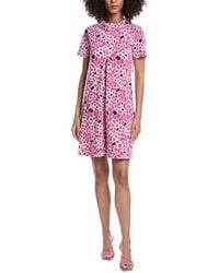 tyler boe - Kristen Inverted Pleat Jacquard Mini Dress - Lyst