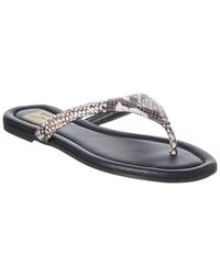 M by Bruno Magli - Malora Leather Sandal - Lyst