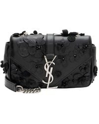 Saint Laurent - Matelassé Floral Applique Monogram Classic Baby Chain Bag (authentic Pre-loved) - Lyst