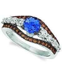 Le Vian - Le Vian 14k Vanilla Gold 1.84 Ct. Tw. Diamond & Sapphire Ring - Lyst