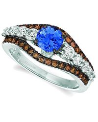 Le Vian - Le Vian 14k Vanilla Gold 1.84 Ct. Tw. Diamond & Sapphire Ring - Lyst