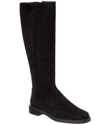 Stuart Weitzman - Suede Knee-High Riding Boot - Lyst