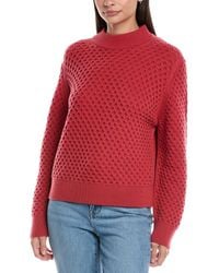 Lafayette 148 New York - Textured Stitch Wool & Cashmere-Blend Sweater - Lyst