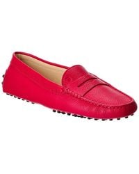 Tod's - Tods Gommino Leather Loafer - Lyst
