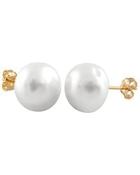 Splendid - 14k 13-14mm Freshwater Pearl Studs - Lyst