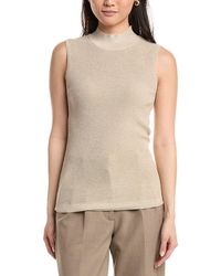 Tahari - Ribbed Knit Top - Lyst