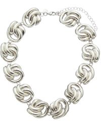 petit moments - 18K Plated Choker Necklace - Lyst