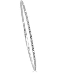 Sabrina Designs - 14K 0.26 Ct. Tw. Diamond Flexible Stackable Bangle Bracelet - Lyst