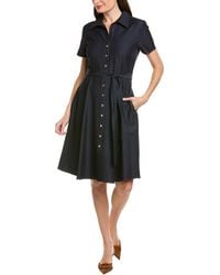 Sharagano - Nanette Nanette Lepore Short Sleeve Shirtdress - Lyst
