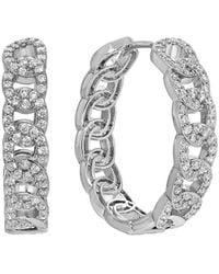 Eye Candy LA - Cz Hoop Earring - Lyst