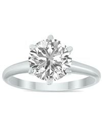 Lab Grown Diamonds - 14K 1.50 Ct. Tw. Lab-Grown Diamond Solitaire Ring - Lyst